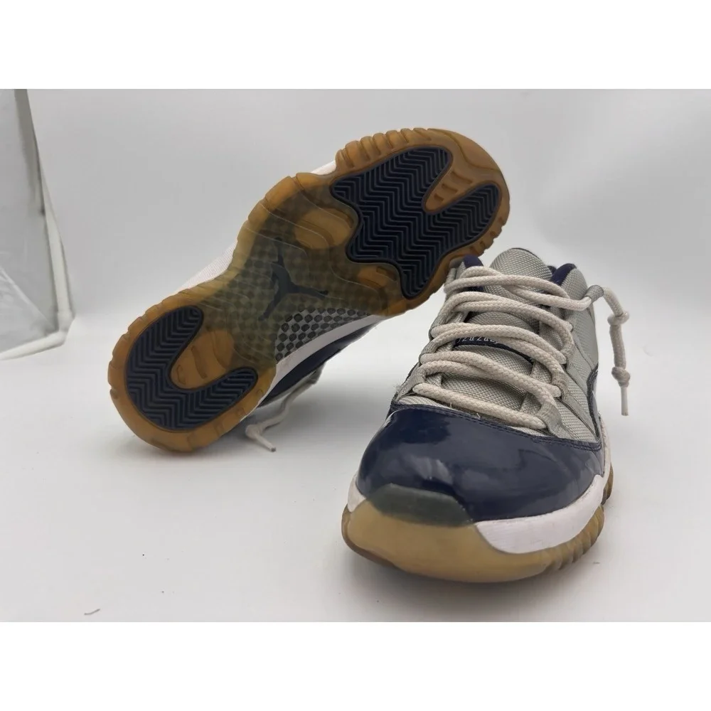 Nike Air Jordan 11 Retro Low Georgetown Mens US‎ 8 Gray Blue Shoes Sneakers